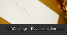 Wedding documentation